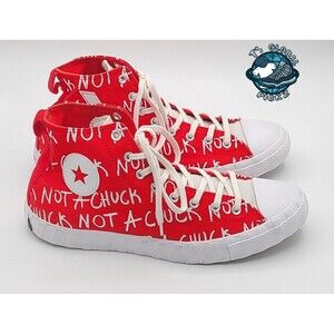 Converse UNT1TL3D Not A Chuck Mens Size 13 Red White Sneakers